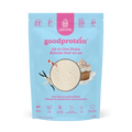 Good Protein Vanilla Cupcake All-in-One Shake pouch that highlights 21g protein, 7g fibre and 25+ nutrients