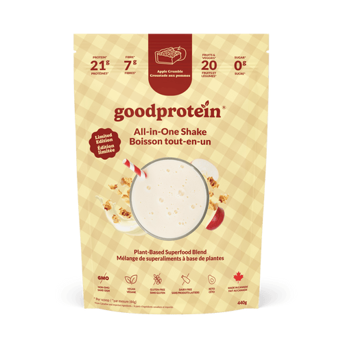 Apple Crumble - All-in-One Shake - Good Protein Canada