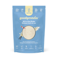 Good Protein Vanilla Milkshake All-in-One Shake pouch that highlights 21g protein, 7g fibre and 25+ nutrients